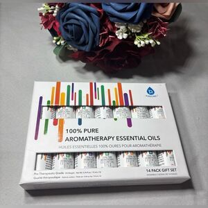14 New Pursonic 100% Pure Aromatherapy Essential Oils Gift Set Soap Making
